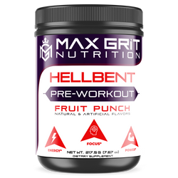 HELLBENT - PRE-WORKOUT (Fruit Punch)