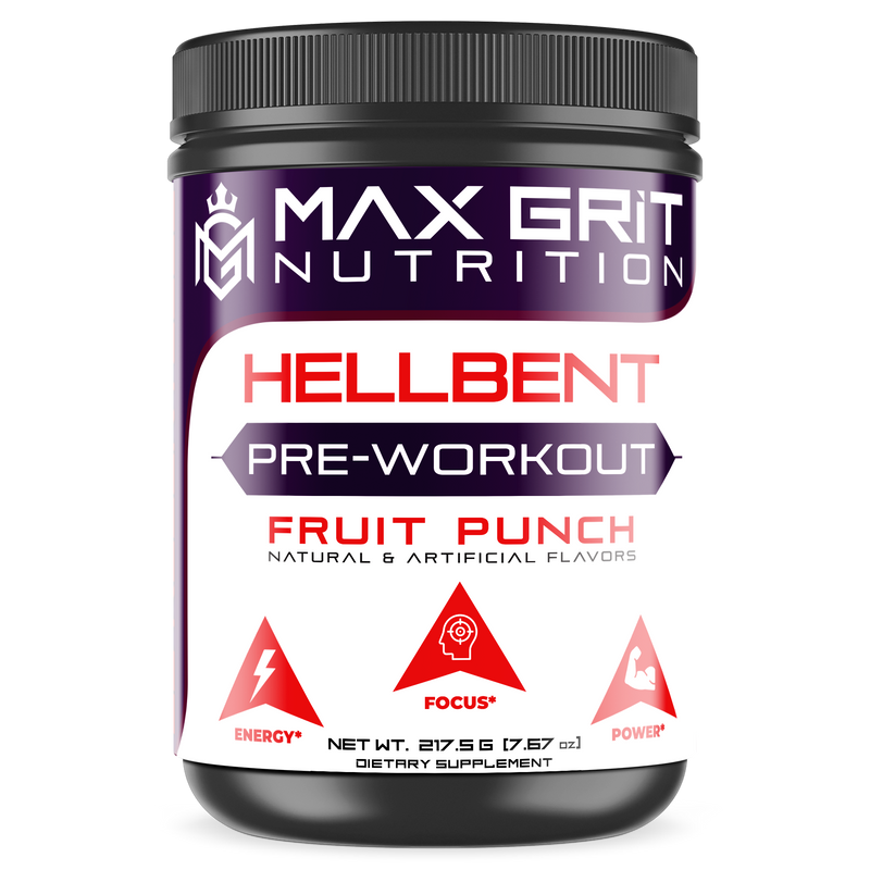 HELLBENT - PRE-WORKOUT (Fruit Punch)